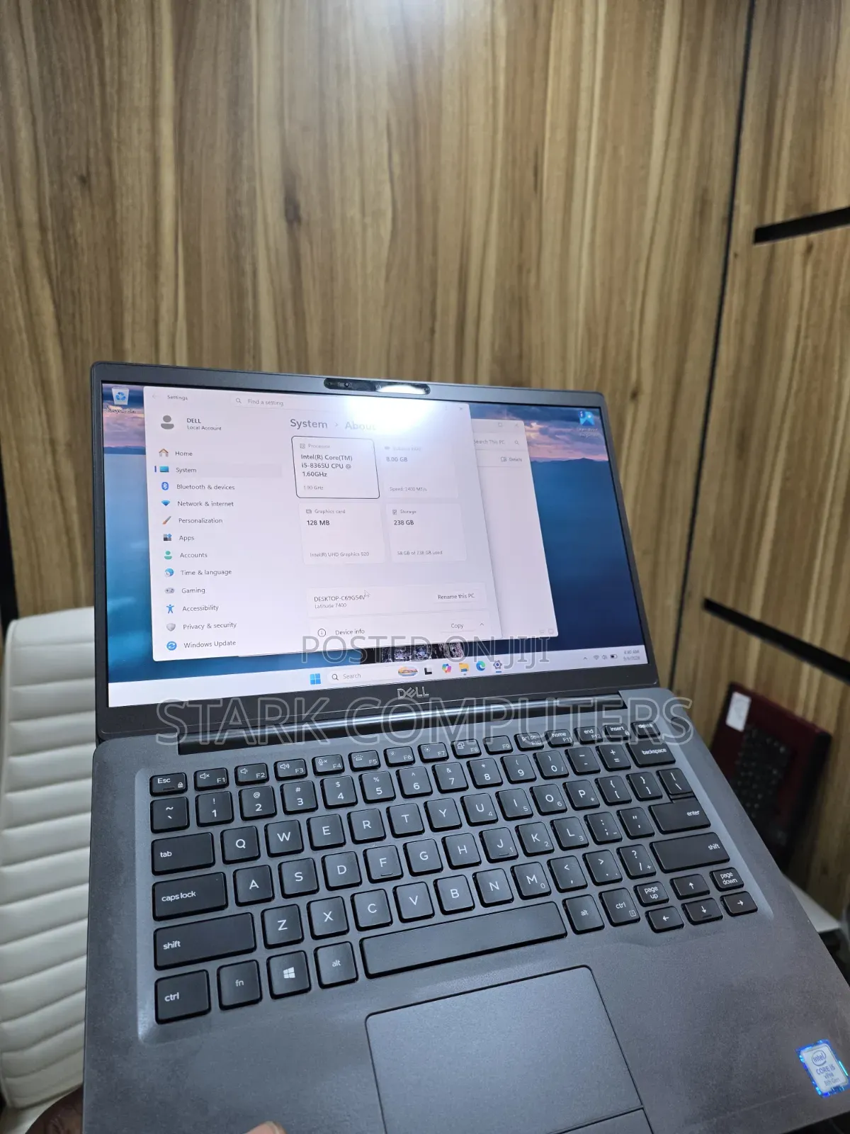 Laptop Dell Latitude 7400 8GB Intel Core i5 SSD 256GB