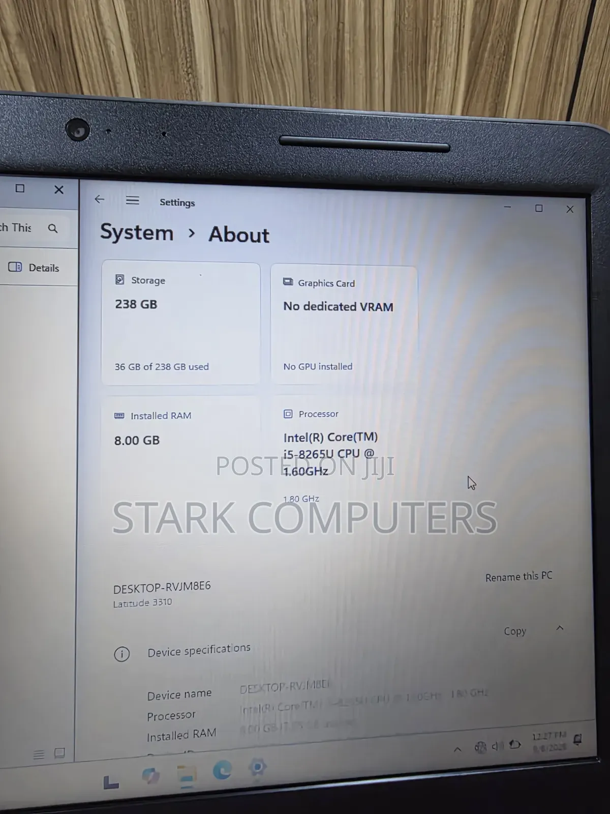 Laptop Dell Latitude 3310 8GB Intel Core i5 SSD 256GB