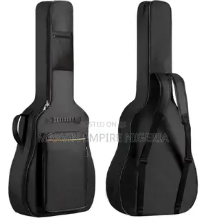 Acoustic Guitar Bag With Padding, Adjustable Shoulder Straps, Gig Bag