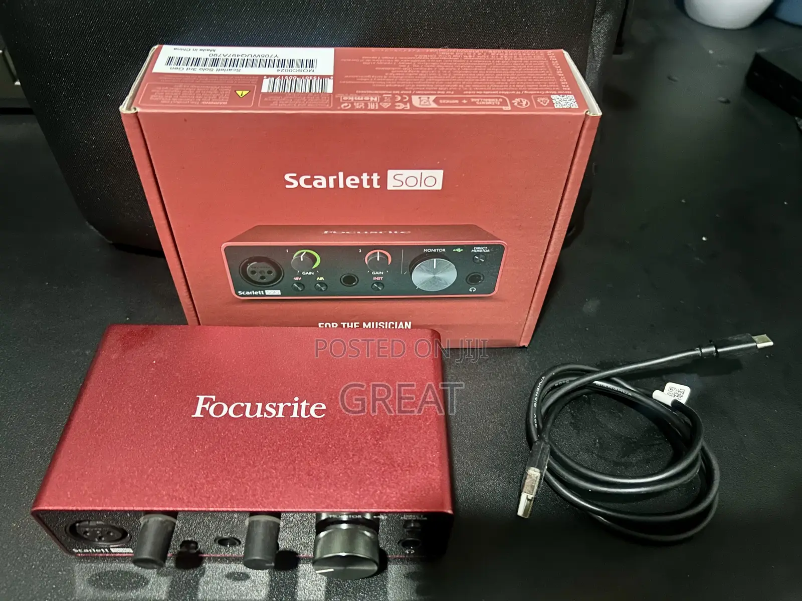 Focusrite Scarlett Solo 3rd Generation Audio Interface
