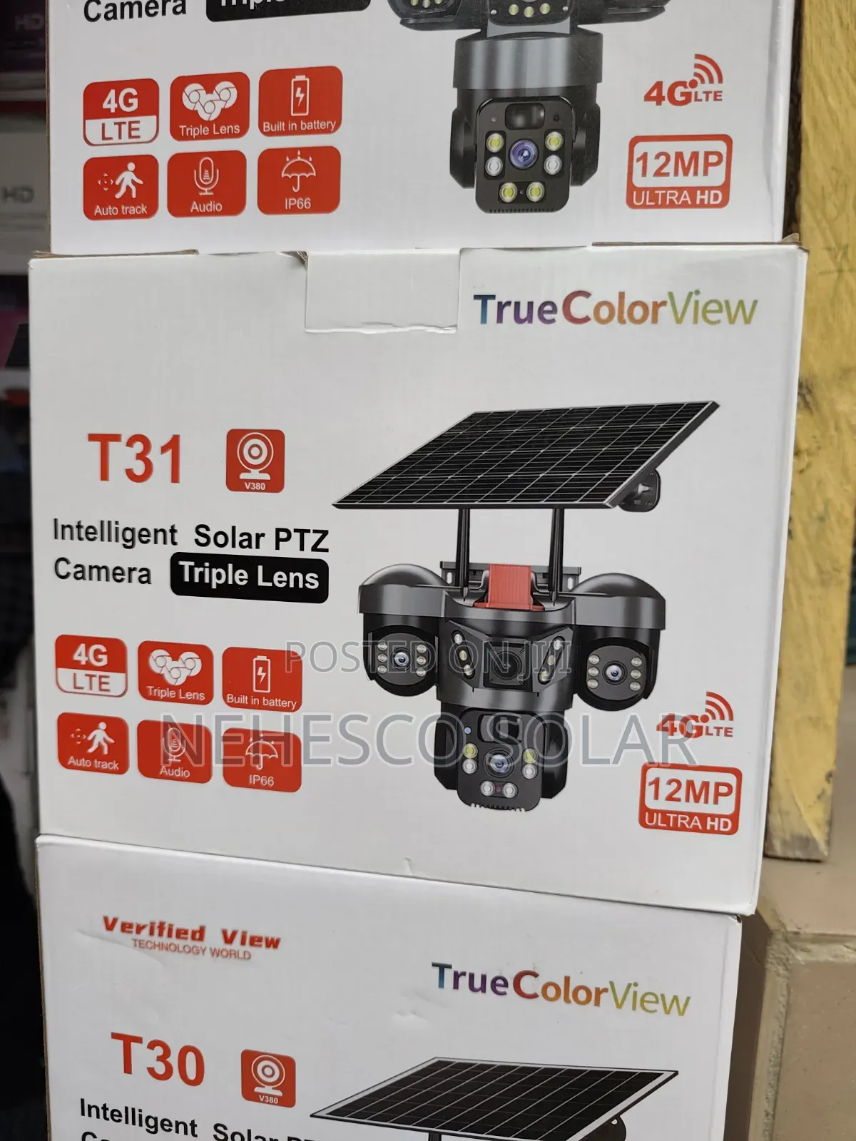 T31 Smart Solar CCTV Camera With 4G LTE