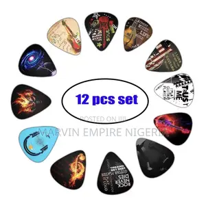 12pcs of Colorful Custom Guitar Picks | Double-Sided Creative Gift