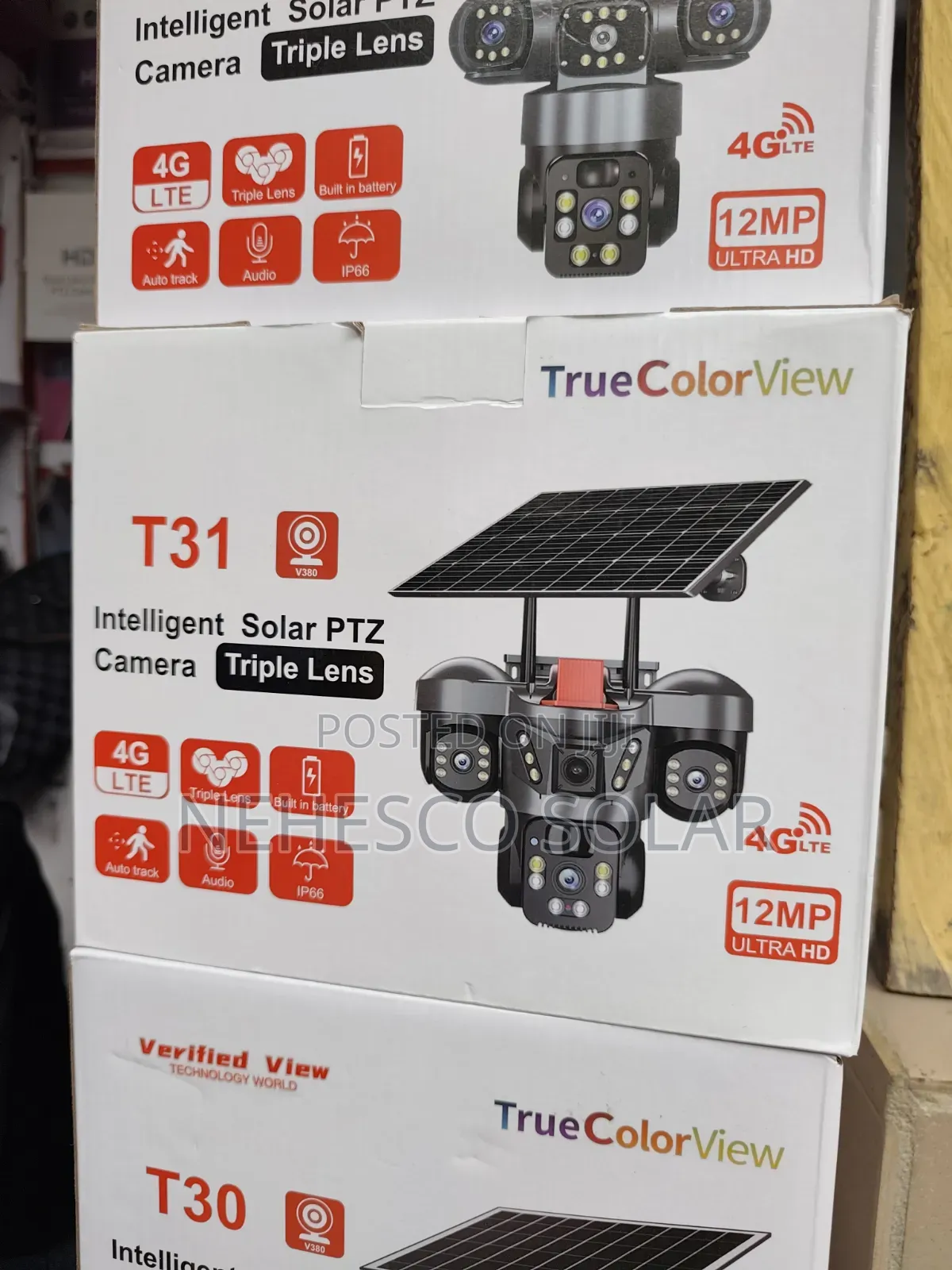 Smart 4G Solar Camera With Triple Lens Auto Tracking