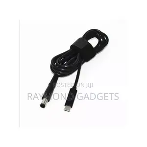 USB-C PD to Dell Big Pin Laptop Charging Cable 100W Black