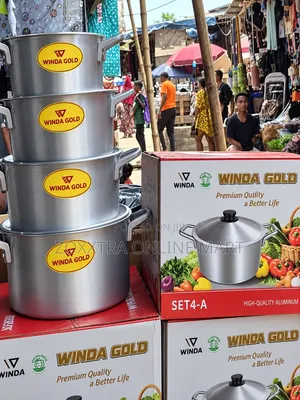 Winda Gold 4-Piece Cooking Pot Set (Set 4A)