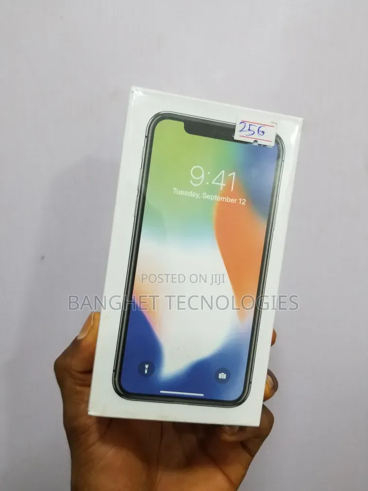New Apple iPhone X 256 GB Silver