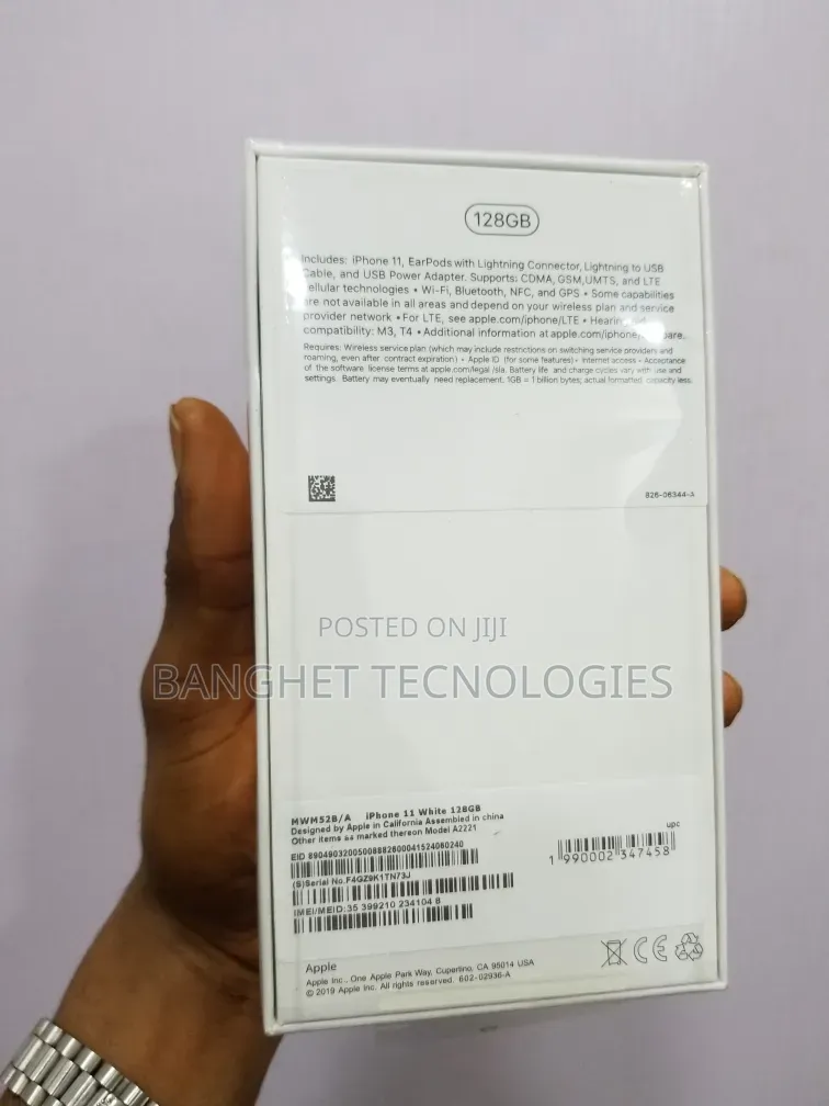 New Apple iPhone 11 128 GB White