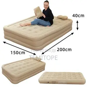 Inflatable Queen Size With Built-in Electric Pump Double 200*150*40cmv