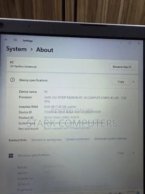 Laptop HP Pavilion 15 8GB AMD SSD 128GB