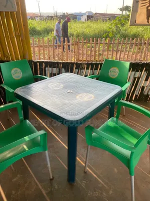 Plastic Chair With Iron Leg