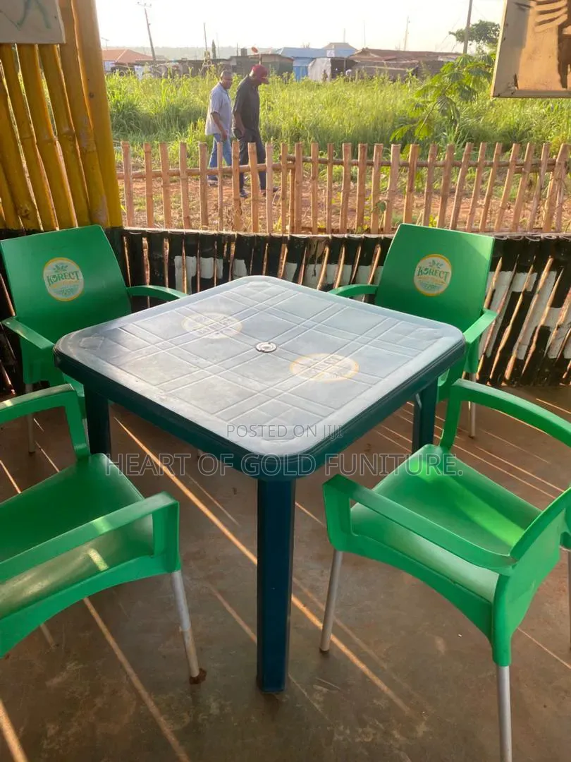 Plastic Chair With Iron Leg