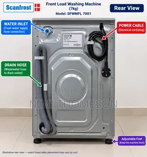 Scanfrost Front Load Washing Machine 7kg