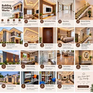Building Finishing, Interior Design, Plumbing Works, Screeding,POP Etc
