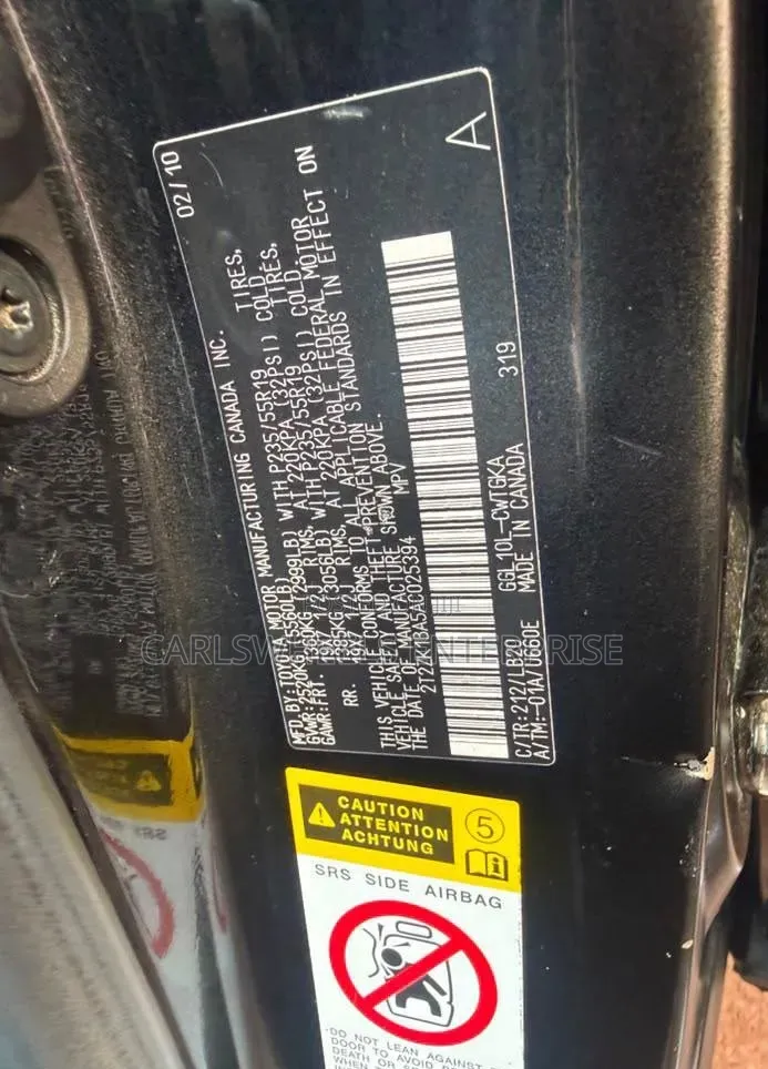Lexus RX 350 2010 Black