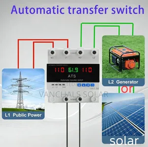 Automatic Transfer Switch Ats Dual Power Source Changeover 100a