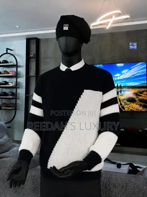 Classic Geometric Knit Sweater