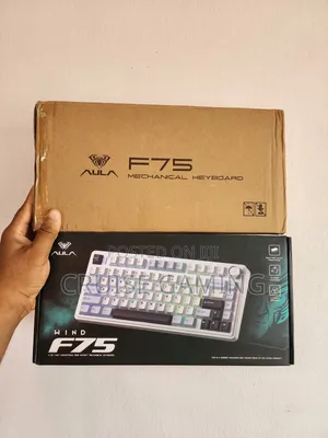 Aula F75 RGB Mechanical Gaming Keyboard Multimedia Knob