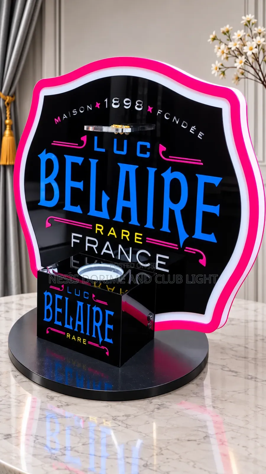 Belaire Bottle Presenter