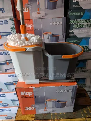 Microfibre Mop 360° Spin Bucket