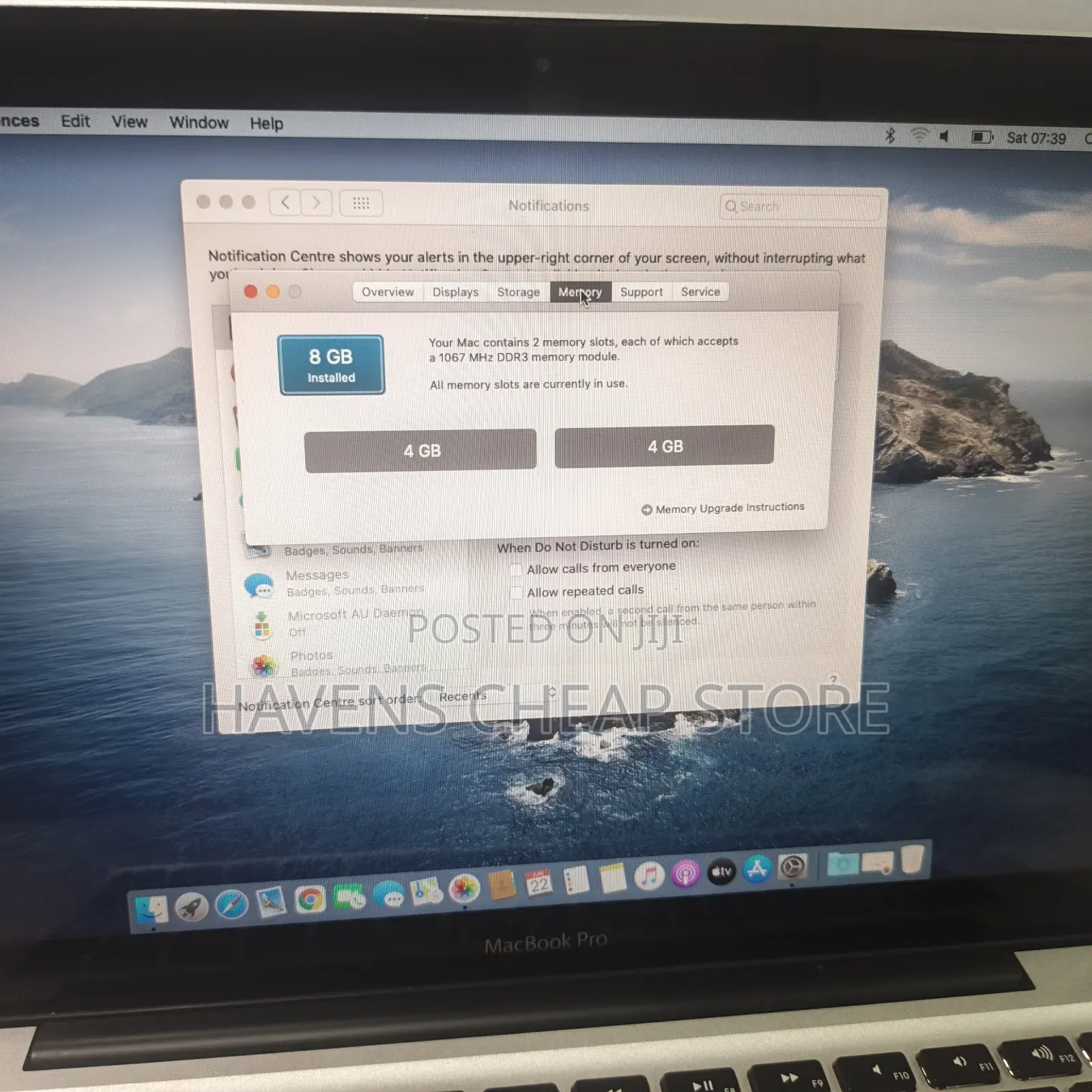 Laptop Apple MacBook 2011 8GB Intel Core i5 HDD 512GB