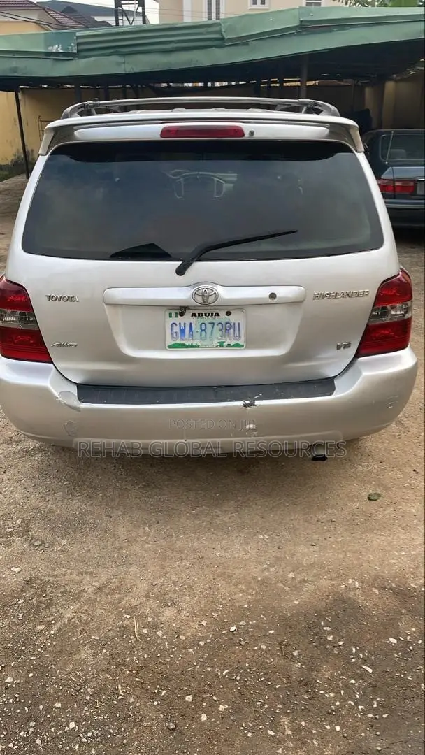 Toyota Highlander V6 2006 Silver