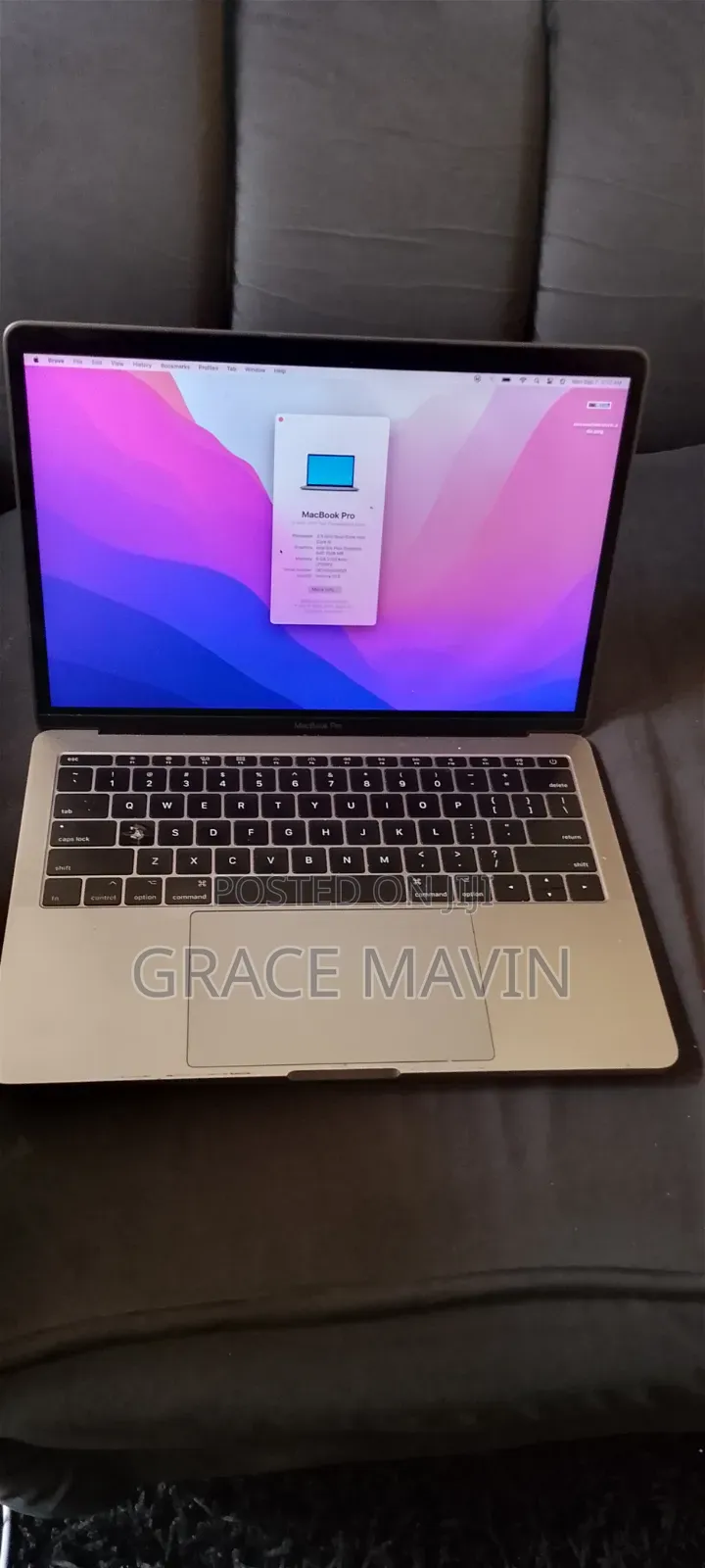 Laptop Apple MacBook 2017 8GB Intel Core i5 SSD 250GB