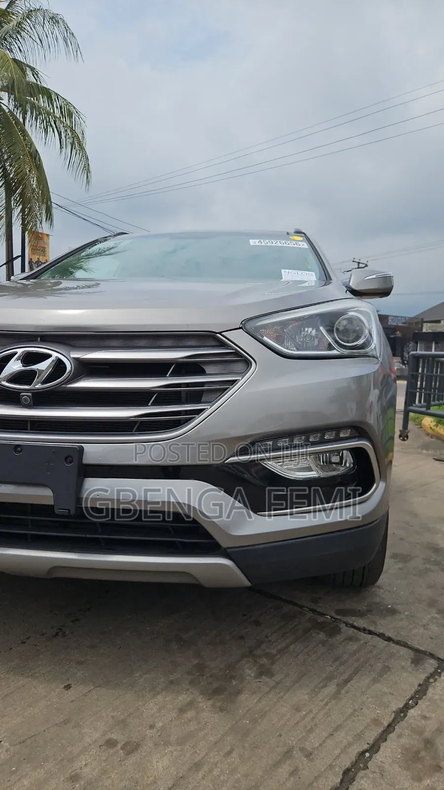 Hyundai Santa Fe 2017 Gray