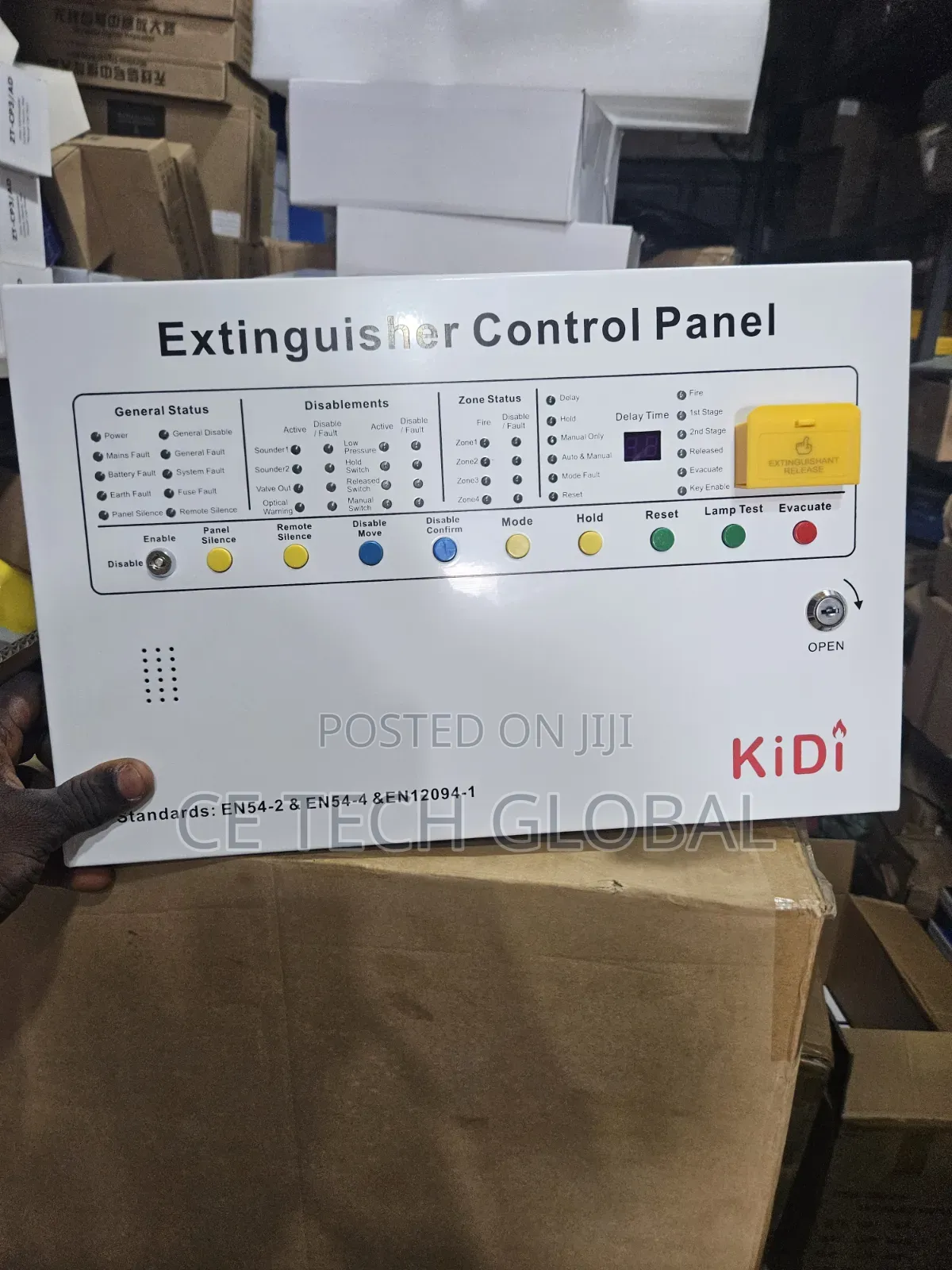 Kidi Extinguisher Fire Alarm Panel