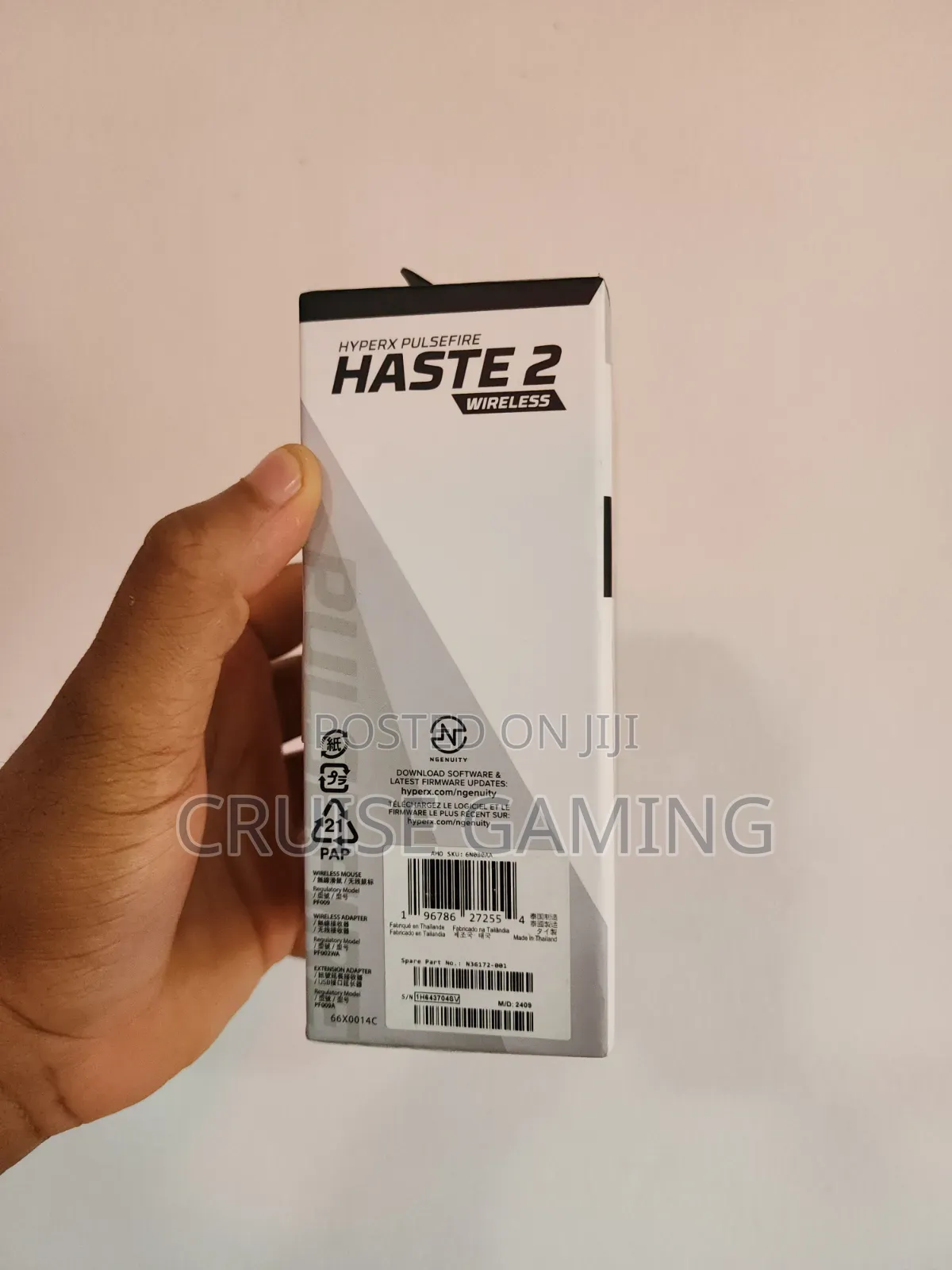 Hyperx Pulsefire Haste 2 RGB Wireless Gaming Mouse