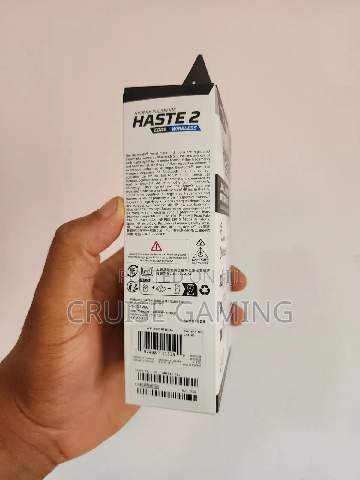 Hyperx Pulsefire Haste 2 Core RGB Wireless Gaming Mouse