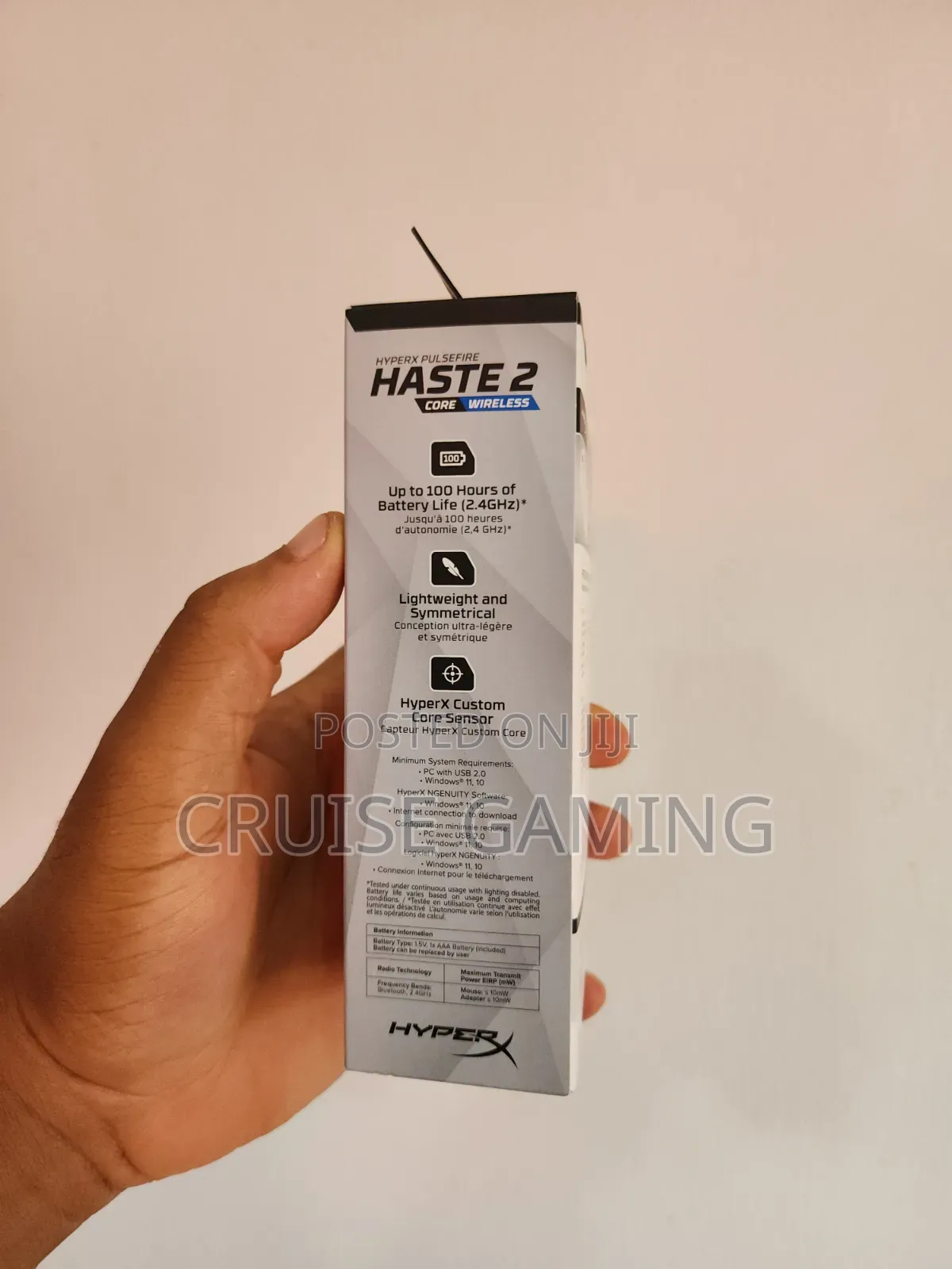 Hyperx Pulsefire Haste 2 Core RGB Wireless Gaming Mouse