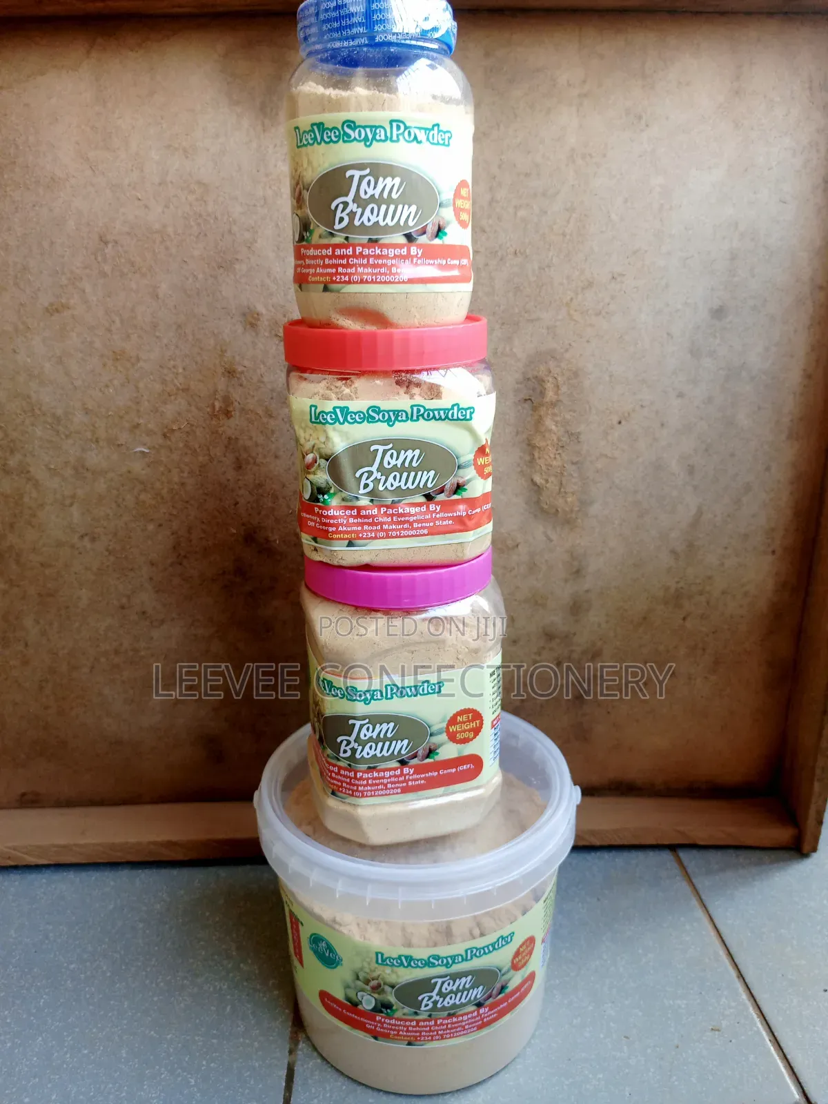 LeeVee Soya Powder (Tom Brown)