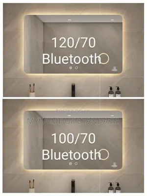 Led Mirror With Bluetooth 100x70