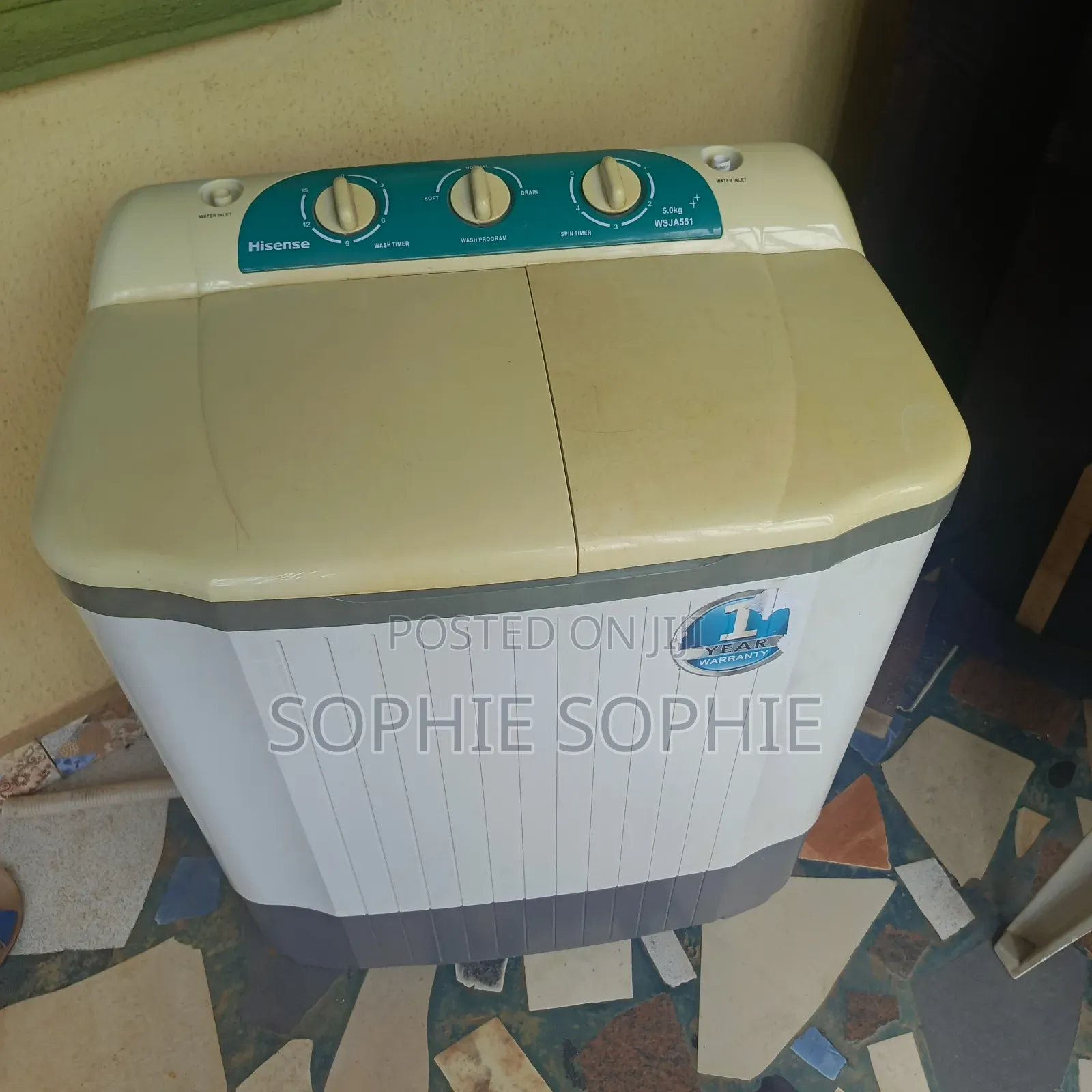 5kg Hisense Washing Machine