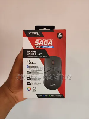 Hyperx Pulsefire Saga Pro RGB 4kHz Wireless Modular Gaming Mouse