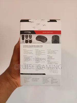 Hyperx Pulsefire Saga Pro RGB 4kHz Wireless Modular Gaming Mouse