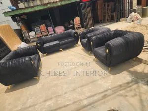 Set of 7 Seaters Upholstery Padded Sofa Chairs.