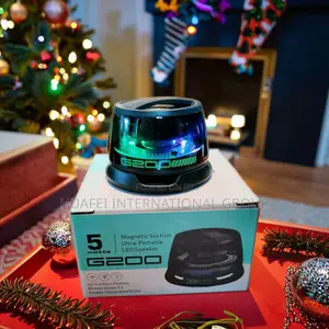 Magnetic Section Ultra - Portable Led Speaker