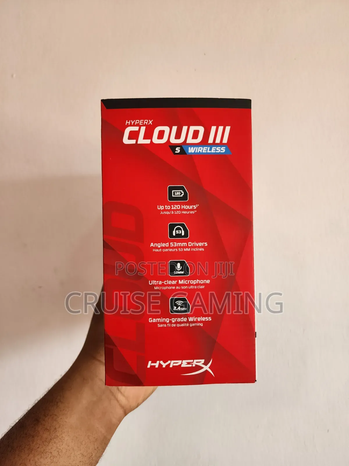 Hyperx Cloud 3 S Wireless Gaming Headset DtsX Headphone Bluetooth