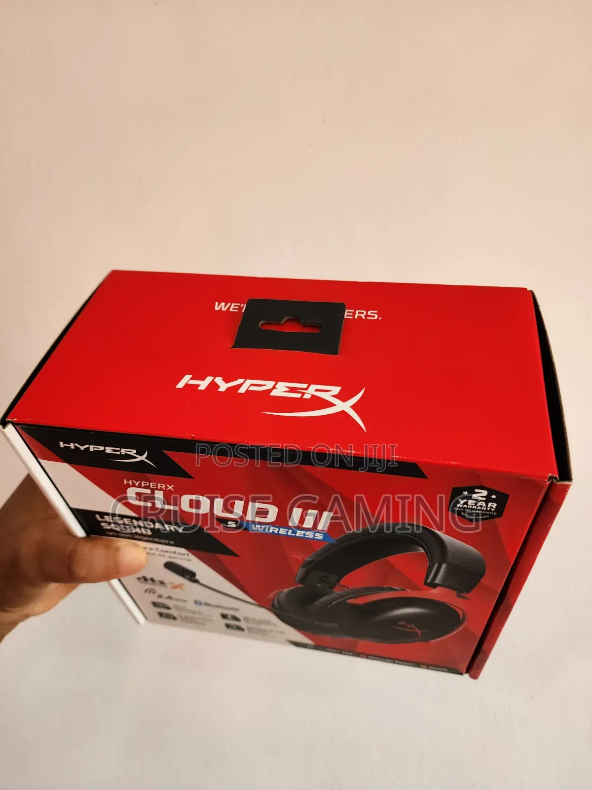 Hyperx Cloud 3 S Wireless Gaming Headset DtsX Headphone Bluetooth