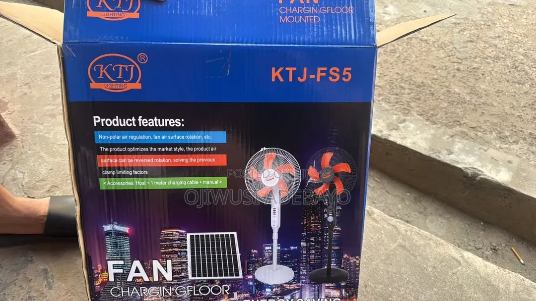 Solar Rechargeable Fan