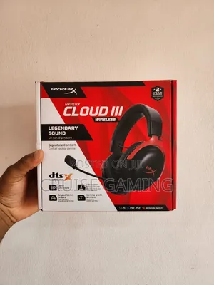 Hyperx Cloud 3 Wireless Gaming Headset DtsX Headphone Legendary Sound