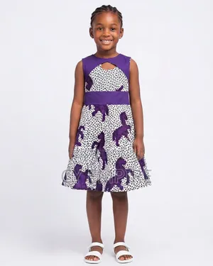 2T Horse Design Ankara Dress