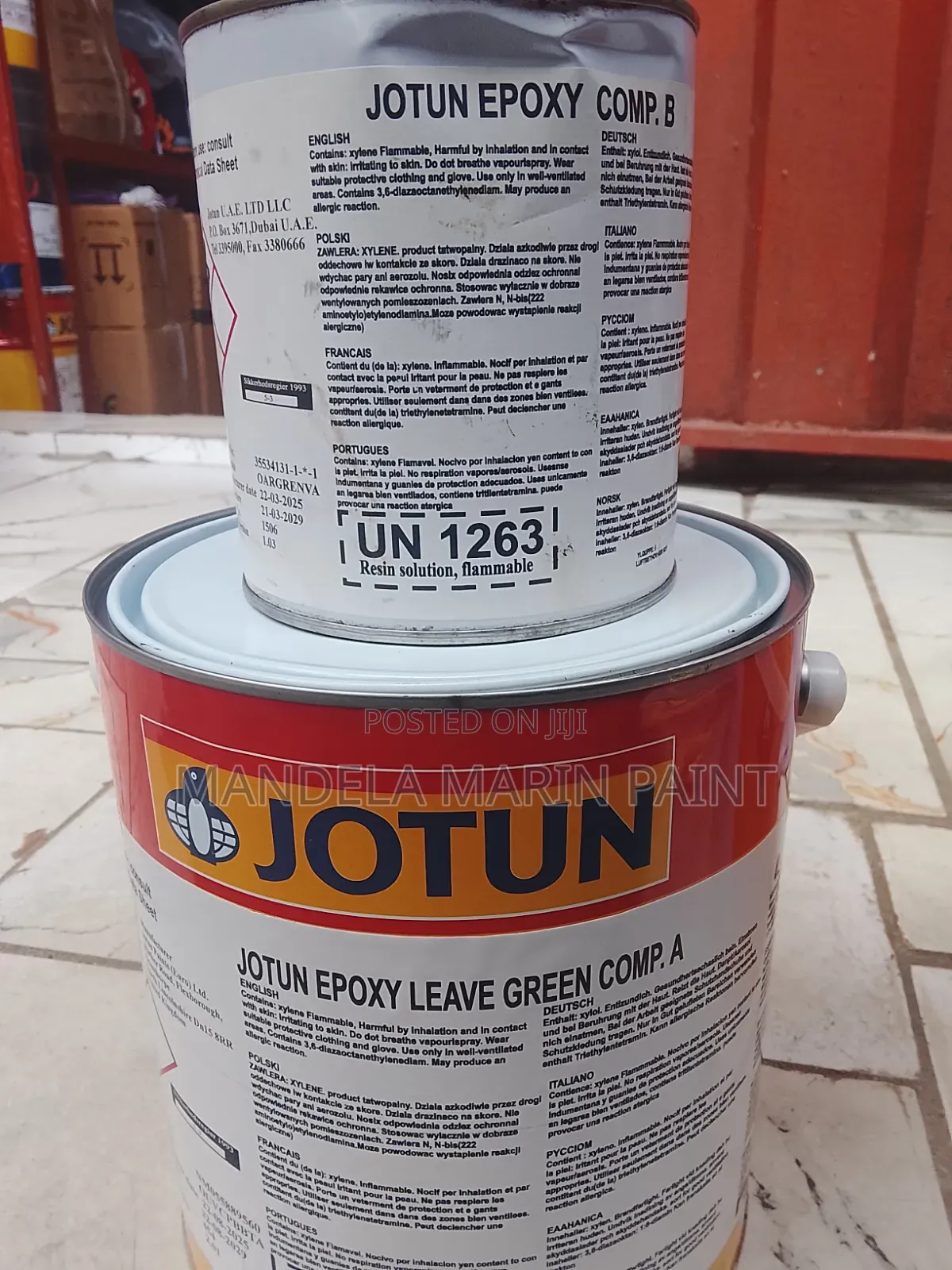 Jotun Epoxy Leave Green comp.a B
