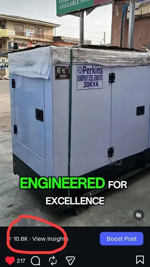 30kva Diesel Soundproof Power Generator