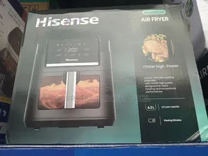 Hisense Air Fryer 6:3 Litrs 1700 Watts With 2 Years Warranty