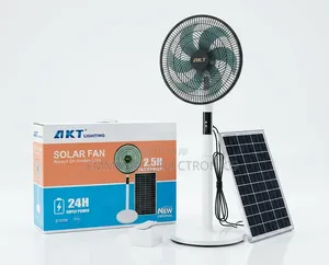 Solar Rechargeable Fan With Panel