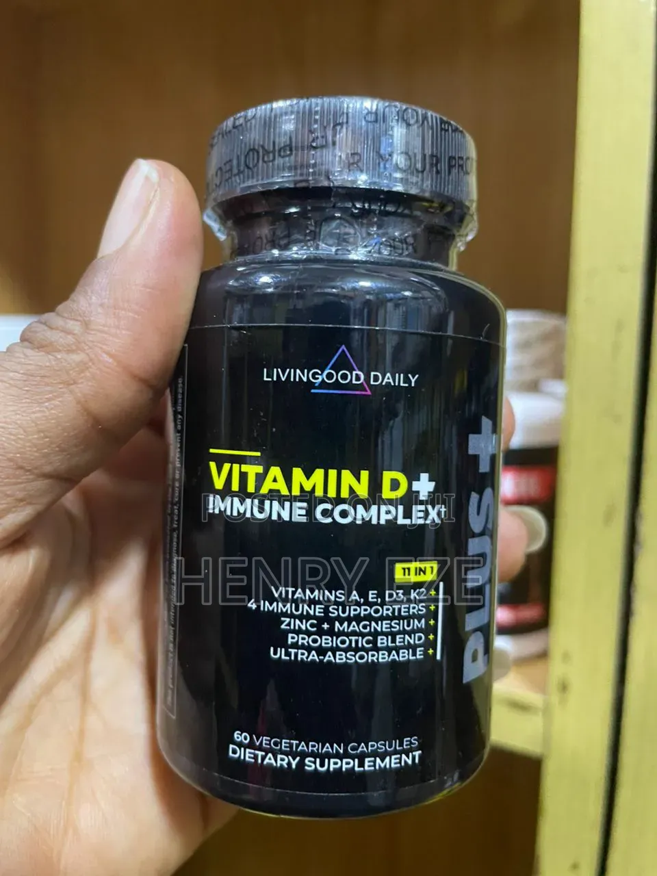Livingood Daily Vitamin D + Immune Complex – 60 Capsules