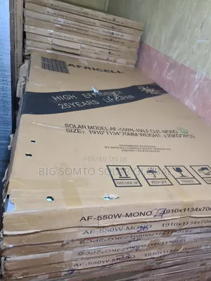 550watts Africell Solar Panel