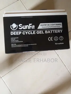130Ah 12V Sunfit Deep-Cycle Gel Battery